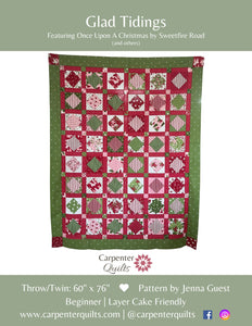 Glad Tidings Quilt Pattern - FREE