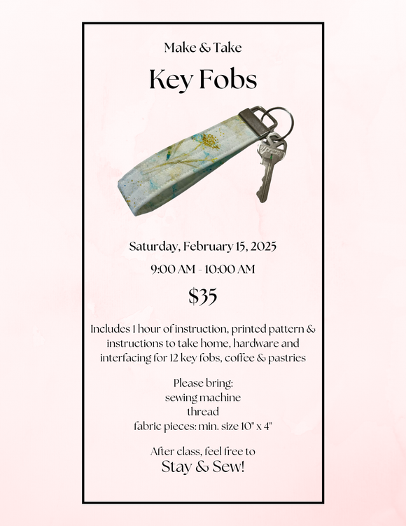 Make & Take: Key Fobs!