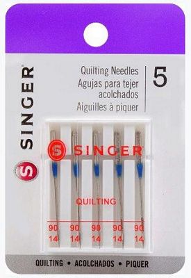 Singer Machine Quilting Needles, size 90/14, 5-pack
